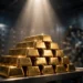 Gráfico del precio del oro subiendo durante un periodo de crisis económica mundial