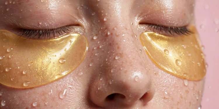 Parches de hidrogel para los ojos, tendencia viral de belleza