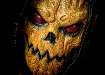 Máscara de espantapájaros para Halloween
