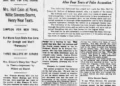 Portada del New York Times de 1926 sobre un famoso caso de asesinato real