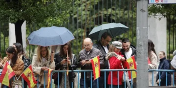 Desfile militar del Día de la Hispanidad en Madrid