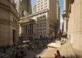 Edificio de la Bolsa de Nueva York en Wall Street