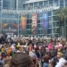 Cosplayers caracterizados de Star Wars