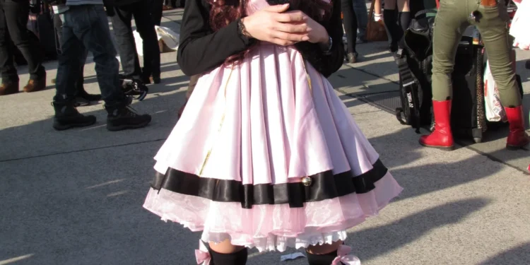 Cosplayer de Steins;Gate en el Comiket
