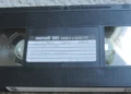 Cinta VHS vista de frente