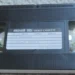 Cinta VHS vista de frente